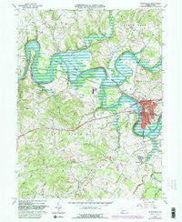 Blairsville Pennsylvania Historical topographic map, 1:24000 scale, 7.5 X 7.5 Minute, Year 1964