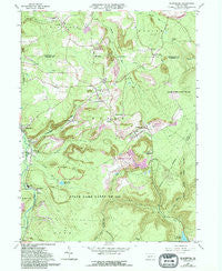 Blandburg Pennsylvania Historical topographic map, 1:24000 scale, 7.5 X 7.5 Minute, Year 1963