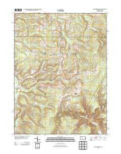 Blandburg Pennsylvania Historical topographic map, 1:24000 scale, 7.5 X 7.5 Minute, Year 2013