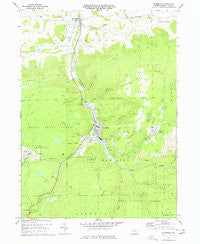 Blossburg Pennsylvania Historical topographic map, 1:24000 scale, 7.5 X 7.5 Minute, Year 1970