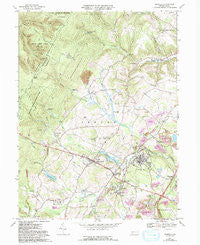 Boswell Pennsylvania Historical topographic map, 1:24000 scale, 7.5 X 7.5 Minute, Year 1967