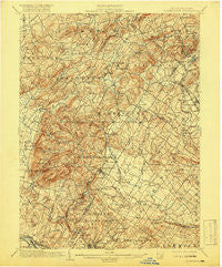 Boyertown Pennsylvania Historical topographic map, 1:62500 scale, 15 X 15 Minute, Year 1902