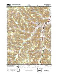 Bradford Pennsylvania Historical topographic map, 1:24000 scale, 7.5 X 7.5 Minute, Year 2013
