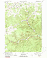 Brookland Pennsylvania Historical topographic map, 1:24000 scale, 7.5 X 7.5 Minute, Year 1969