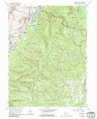 Brownfield Pennsylvania Historical topographic map, 1:24000 scale, 7.5 X 7.5 Minute, Year 1964