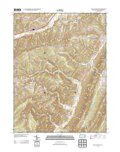 Buffalo Mills Pennsylvania Historical topographic map, 1:24000 scale, 7.5 X 7.5 Minute, Year 2013