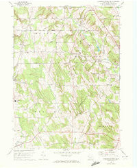 Cambridge Springs NE Pennsylvania Historical topographic map, 1:24000 scale, 7.5 X 7.5 Minute, Year 1967