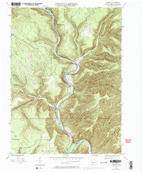 Cameron Pennsylvania Historical topographic map, 1:24000 scale, 7.5 X 7.5 Minute, Year 1945