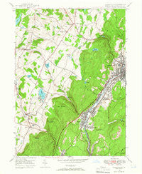 Carbondale Pennsylvania Historical topographic map, 1:24000 scale, 7.5 X 7.5 Minute, Year 1946