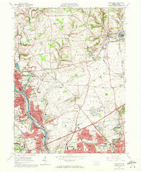 Catasauqua Pennsylvania Historical topographic map, 1:24000 scale, 7.5 X 7.5 Minute, Year 1964