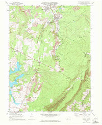 Central City Pennsylvania Historical topographic map, 1:24000 scale, 7.5 X 7.5 Minute, Year 1971