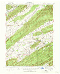 Centre Hall Pennsylvania Historical topographic map, 1:62500 scale, 15 X 15 Minute, Year 1924