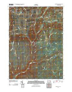 Cherry Flats Pennsylvania Historical topographic map, 1:24000 scale, 7.5 X 7.5 Minute, Year 2010