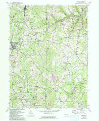 Chicora Pennsylvania Historical topographic map, 1:24000 scale, 7.5 X 7.5 Minute, Year 1964