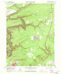 Christmans Pennsylvania Historical topographic map, 1:24000 scale, 7.5 X 7.5 Minute, Year 1960