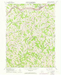 Claysville Pennsylvania Historical topographic map, 1:24000 scale, 7.5 X 7.5 Minute, Year 1964