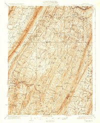 Clearville Pennsylvania Historical topographic map, 1:62500 scale, 15 X 15 Minute, Year 1931