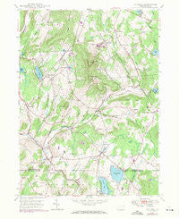 Clifford Pennsylvania Historical topographic map, 1:24000 scale, 7.5 X 7.5 Minute, Year 1946