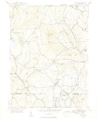 Clifford Pennsylvania Historical topographic map, 1:24000 scale, 7.5 X 7.5 Minute, Year 1949