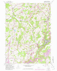 Clymer Pennsylvania Historical topographic map, 1:24000 scale, 7.5 X 7.5 Minute, Year 1963