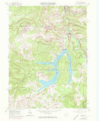 Coalport Pennsylvania Historical topographic map, 1:24000 scale, 7.5 X 7.5 Minute, Year 1961