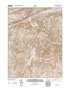 Coatesville Pennsylvania Historical topographic map, 1:24000 scale, 7.5 X 7.5 Minute, Year 2013