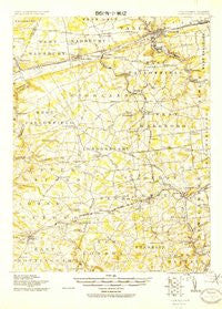 Coatesville Pennsylvania Historical topographic map, 1:62500 scale, 15 X 15 Minute, Year 1918