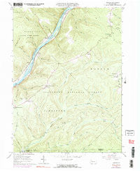 Cobham Pennsylvania Historical topographic map, 1:24000 scale, 7.5 X 7.5 Minute, Year 1966