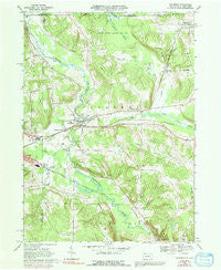 Columbus Pennsylvania Historical topographic map, 1:24000 scale, 7.5 X 7.5 Minute, Year 1968