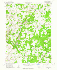 Commodore Pennsylvania Historical topographic map, 1:24000 scale, 7.5 X 7.5 Minute, Year 1961