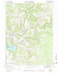 Confluence Pennsylvania Historical topographic map, 1:24000 scale, 7.5 X 7.5 Minute, Year 1967
