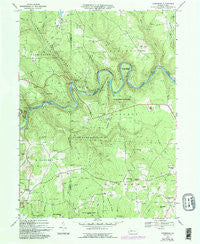 Cooksburg Pennsylvania Historical topographic map, 1:24000 scale, 7.5 X 7.5 Minute, Year 1967