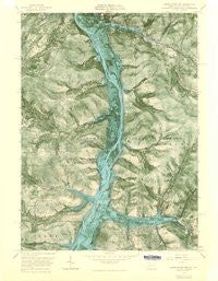 Cornplanter Run Pennsylvania Historical topographic map, 1:24000 scale, 7.5 X 7.5 Minute, Year 1966