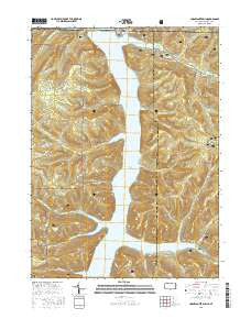 Cornplanter Run Pennsylvania Current topographic map, 1:24000 scale, 7.5 X 7.5 Minute, Year 2016