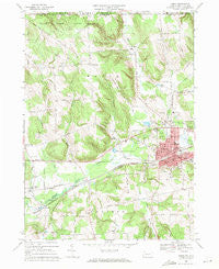 Corry Pennsylvania Historical topographic map, 1:24000 scale, 7.5 X 7.5 Minute, Year 1968