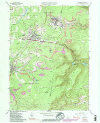 Cresson Pennsylvania Historical topographic map, 1:24000 scale, 7.5 X 7.5 Minute, Year 1963