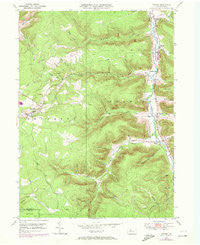 Crosby Pennsylvania Historical topographic map, 1:24000 scale, 7.5 X 7.5 Minute, Year 1948
