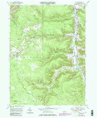 Crosby Pennsylvania Historical topographic map, 1:24000 scale, 7.5 X 7.5 Minute, Year 1948