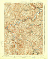 Curwensville Pennsylvania Historical topographic map, 1:62500 scale, 15 X 15 Minute, Year 1903
