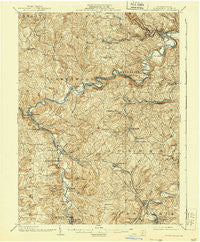 Curwensville Pennsylvania Historical topographic map, 1:62500 scale, 15 X 15 Minute, Year 1903