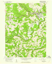 Curwensville Pennsylvania Historical topographic map, 1:24000 scale, 7.5 X 7.5 Minute, Year 1959