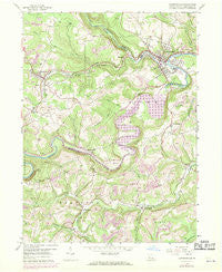 Curwensville Pennsylvania Historical topographic map, 1:24000 scale, 7.5 X 7.5 Minute, Year 1959