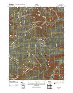 Cyclone Pennsylvania Historical topographic map, 1:24000 scale, 7.5 X 7.5 Minute, Year 2010