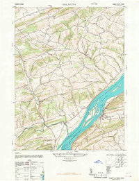 Dalmatia Pennsylvania Historical topographic map, 1:24000 scale, 7.5 X 7.5 Minute, Year 1947