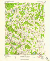 Dalton Pennsylvania Historical topographic map, 1:24000 scale, 7.5 X 7.5 Minute, Year 1946