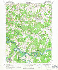 Dayton Pennsylvania Historical topographic map, 1:24000 scale, 7.5 X 7.5 Minute, Year 1968