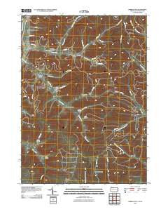 Derrick City Pennsylvania Historical topographic map, 1:24000 scale, 7.5 X 7.5 Minute, Year 2010