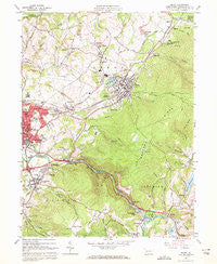 Derry Pennsylvania Historical topographic map, 1:24000 scale, 7.5 X 7.5 Minute, Year 1964