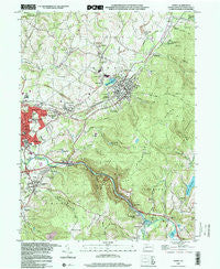 Derry Pennsylvania Historical topographic map, 1:24000 scale, 7.5 X 7.5 Minute, Year 1998