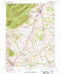 Dillsburg Pennsylvania Historical topographic map, 1:24000 scale, 7.5 X 7.5 Minute, Year 1952